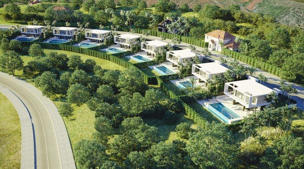 Modern new golf villas for sale in Estepona